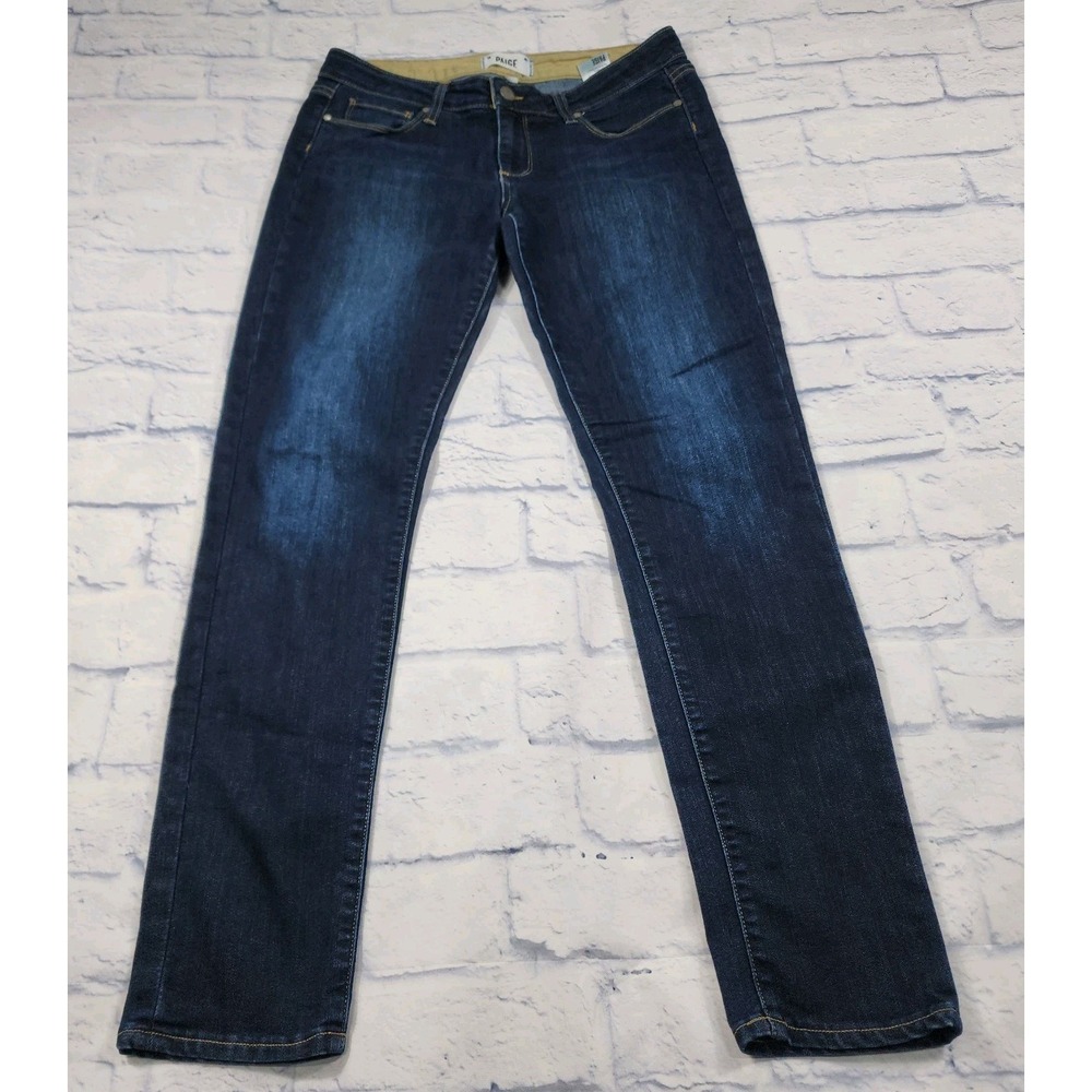 Paige WOMENS SIZE 28 Skyline Ankle Peg Dark Wash Medium Blue Skinny Jeans
